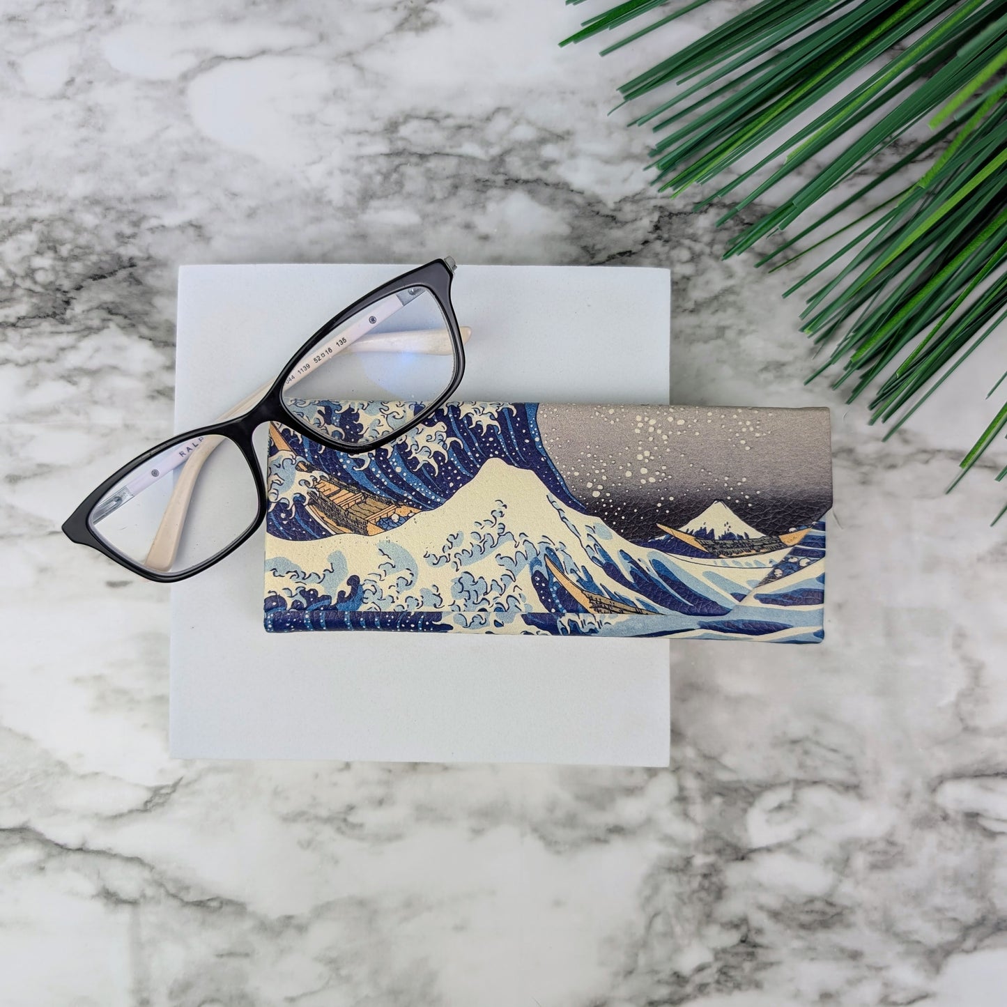 Hokusai Wave Eyeglass Case
