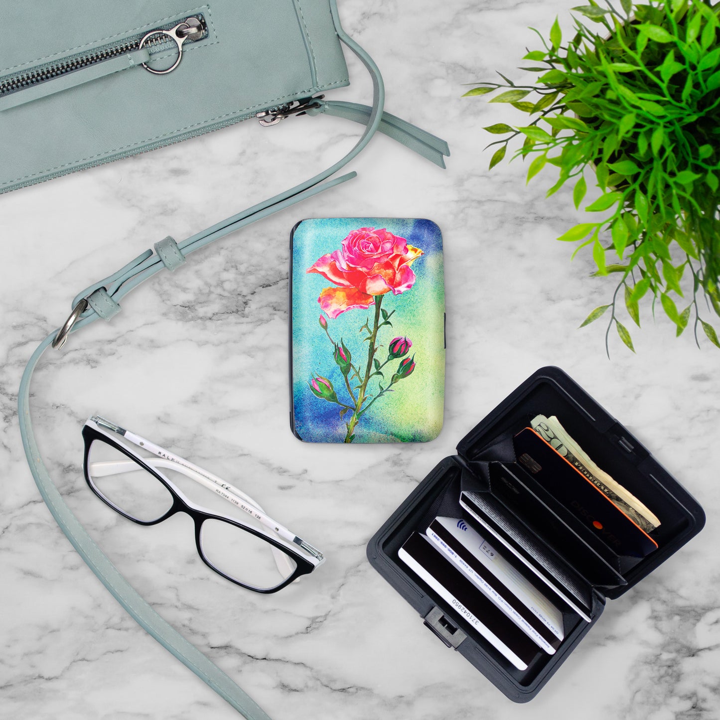 Rose Armored Wallet