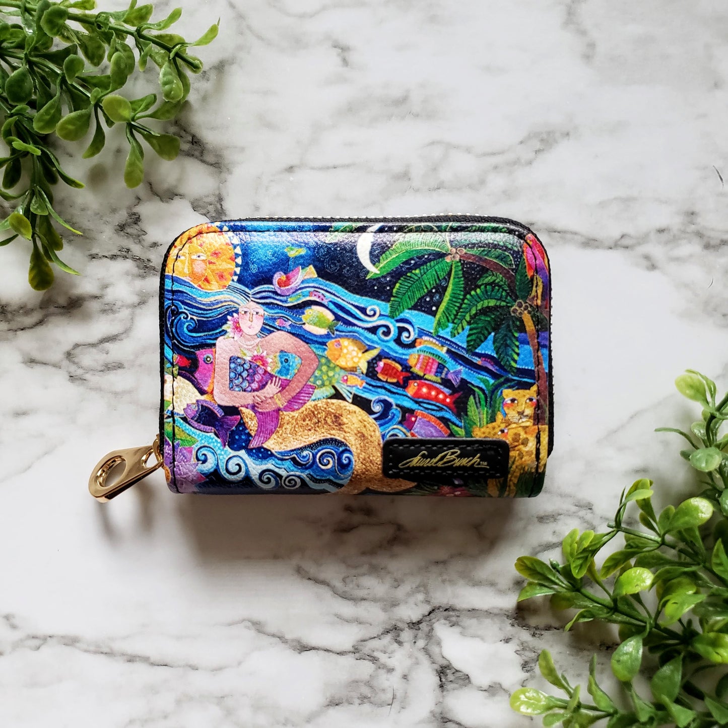 Laurel Burch Sea Goddess Zipper Wallet