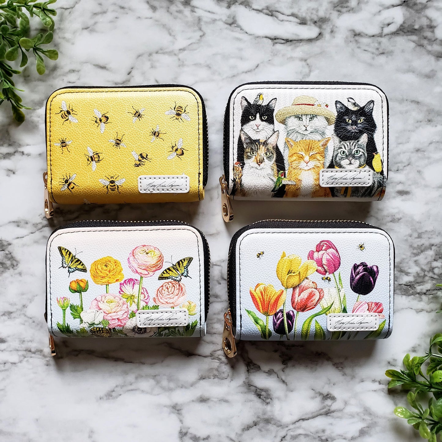 Mary Lake Thompson Bees Zipper Wallet