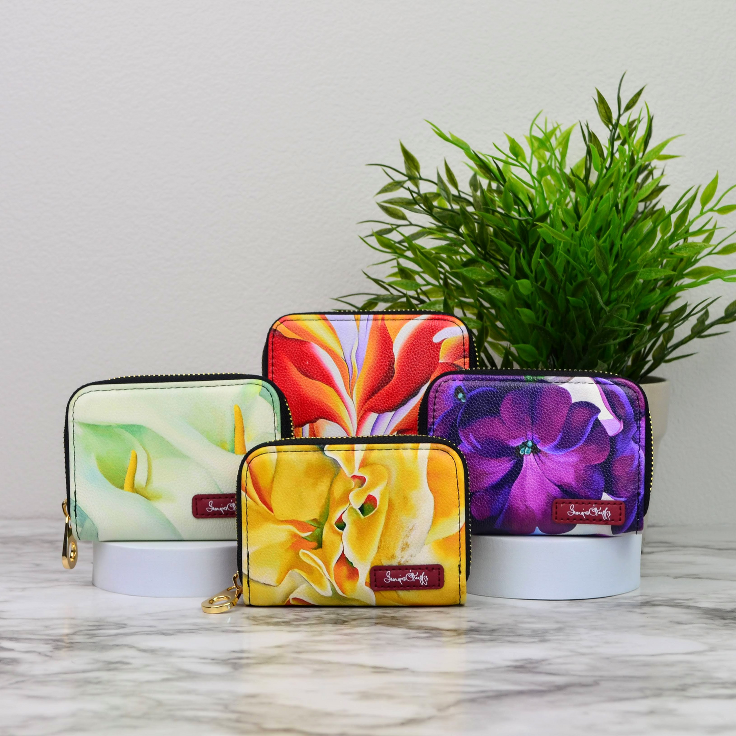 Georgia O'Keeffe Autumn Zipper Wallet