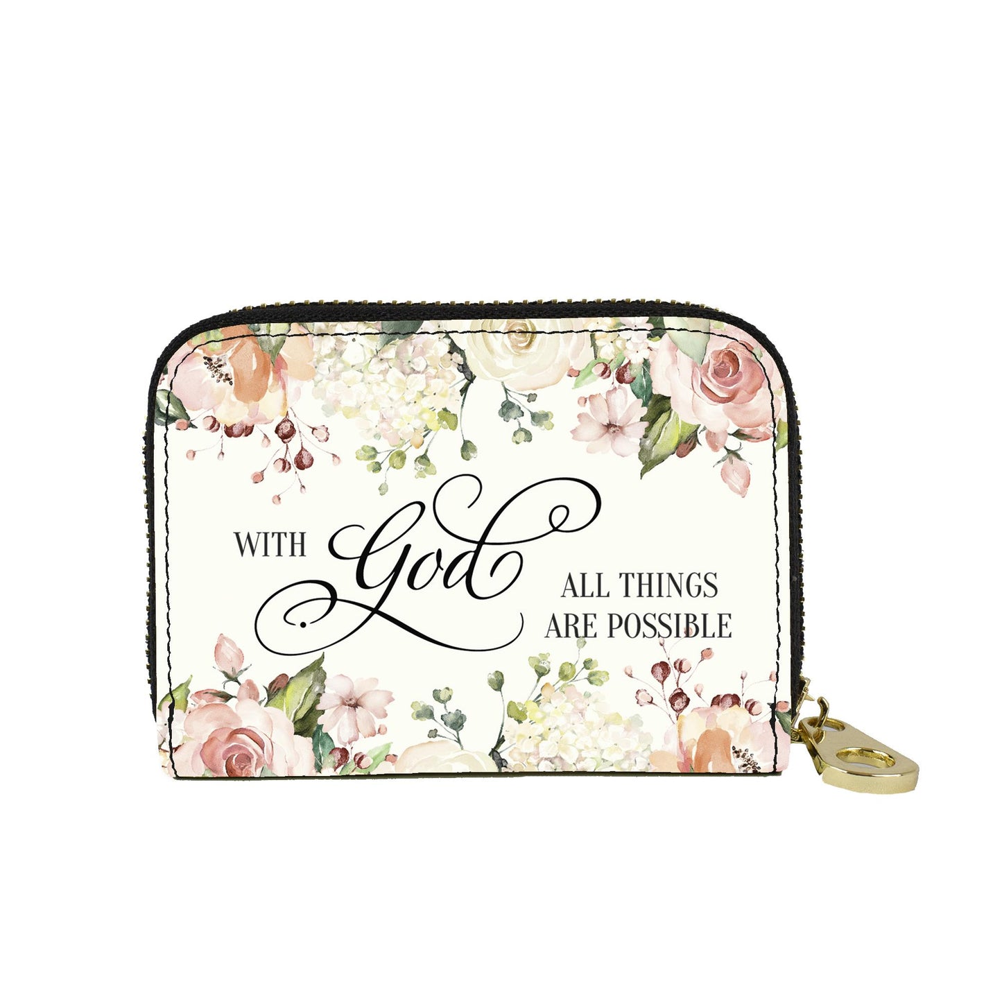 🎁 All Things Are Possible Zipper Wallet (100% off)