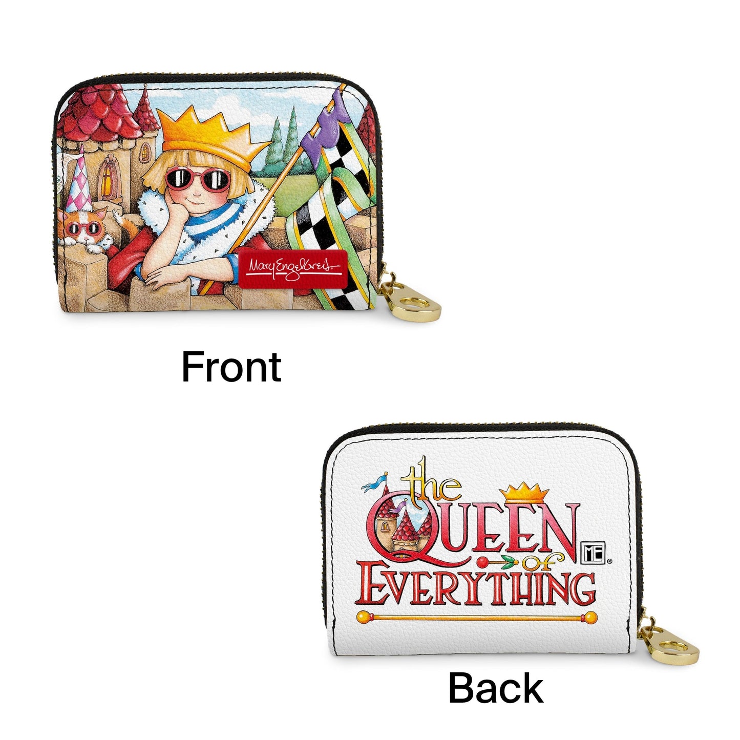 🎁 Mary Engelbreit Queen Zipper Wallet (100% off)