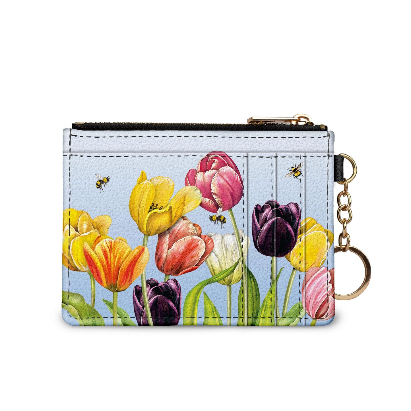 🎁 Mary Lake Thompson Tulips Keychain Wallet (100% off)