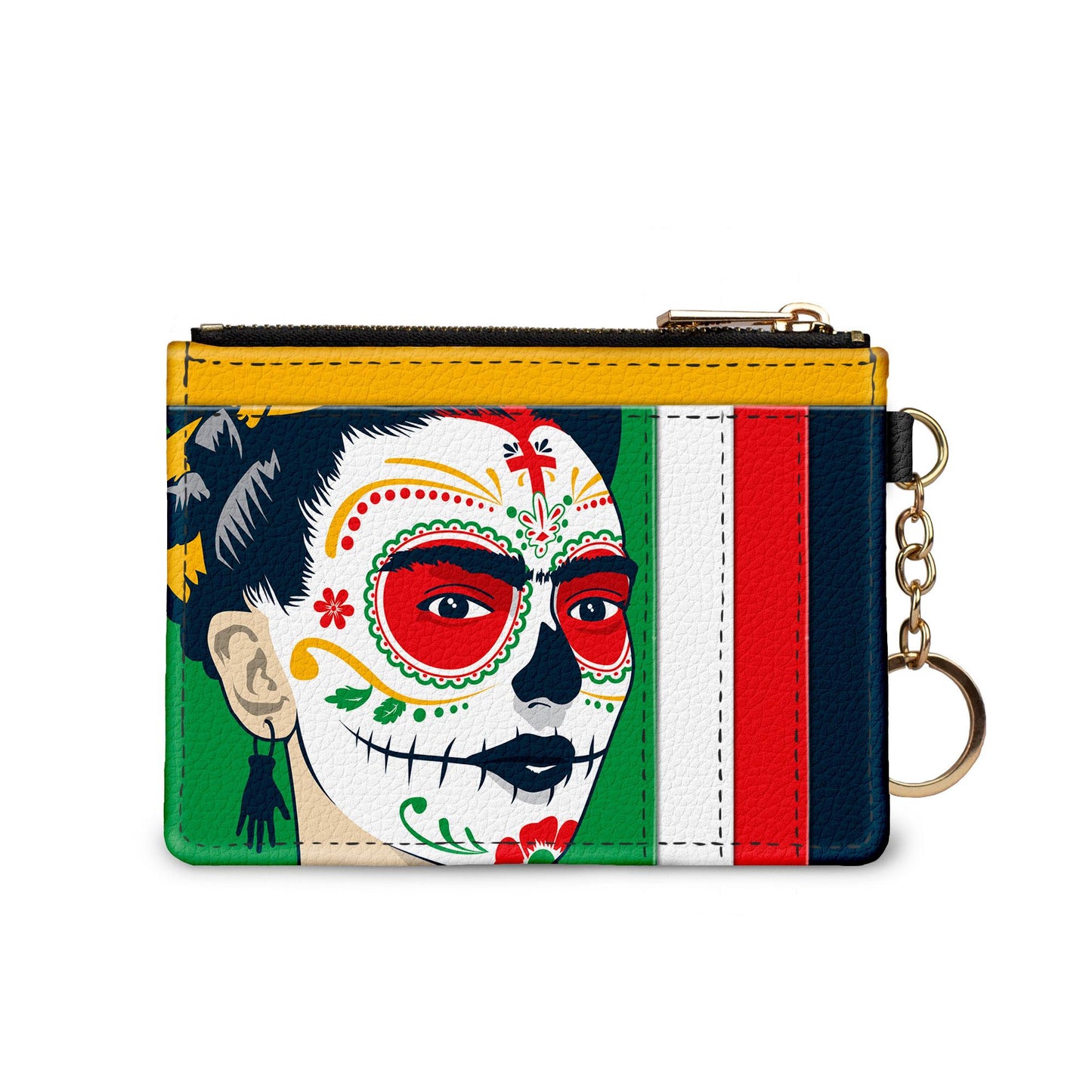 🎁 Frida Kahlo Sugar Skull Keychain Wallet (100% off)