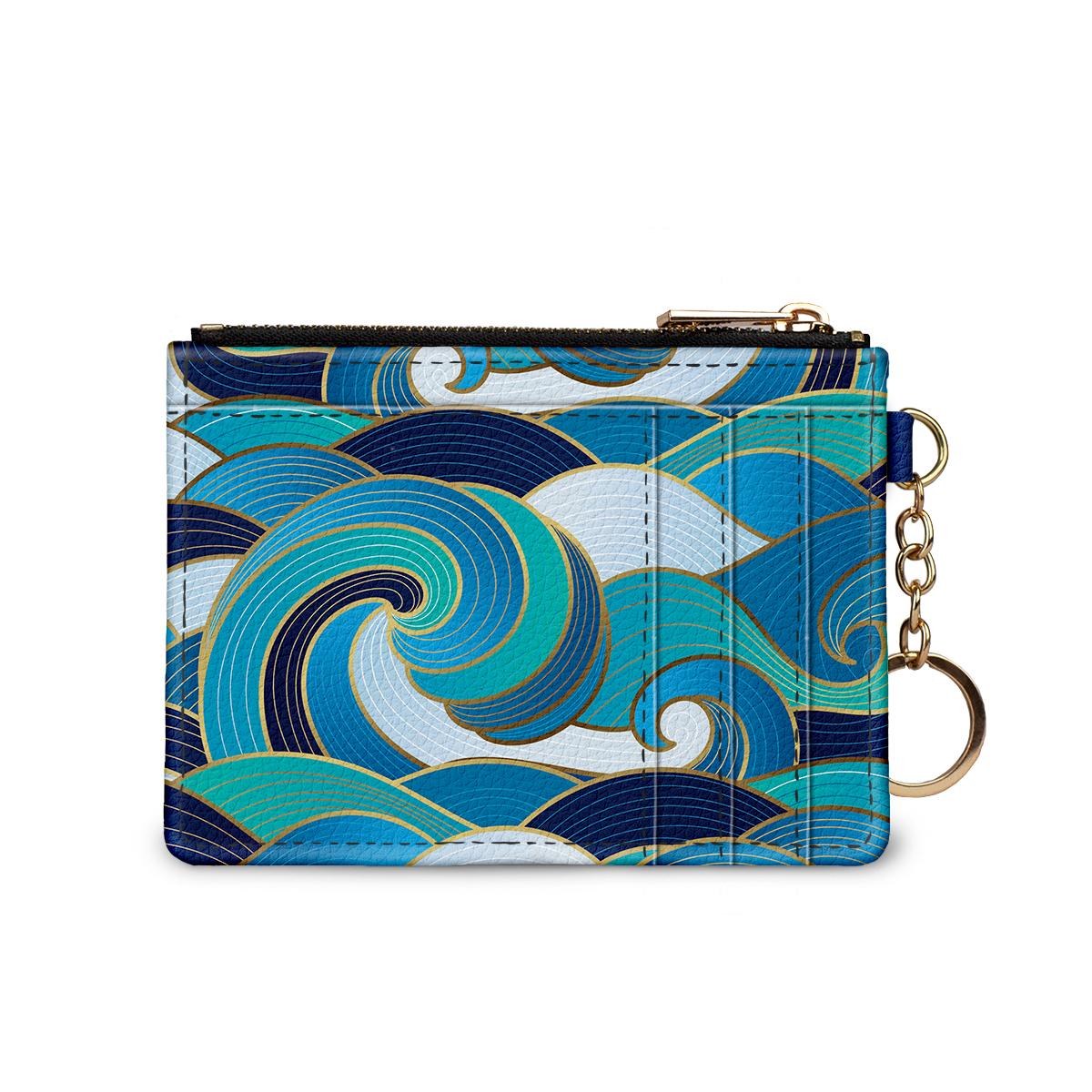 🎁 Enameled Wave Keychain Wallet (100% off)