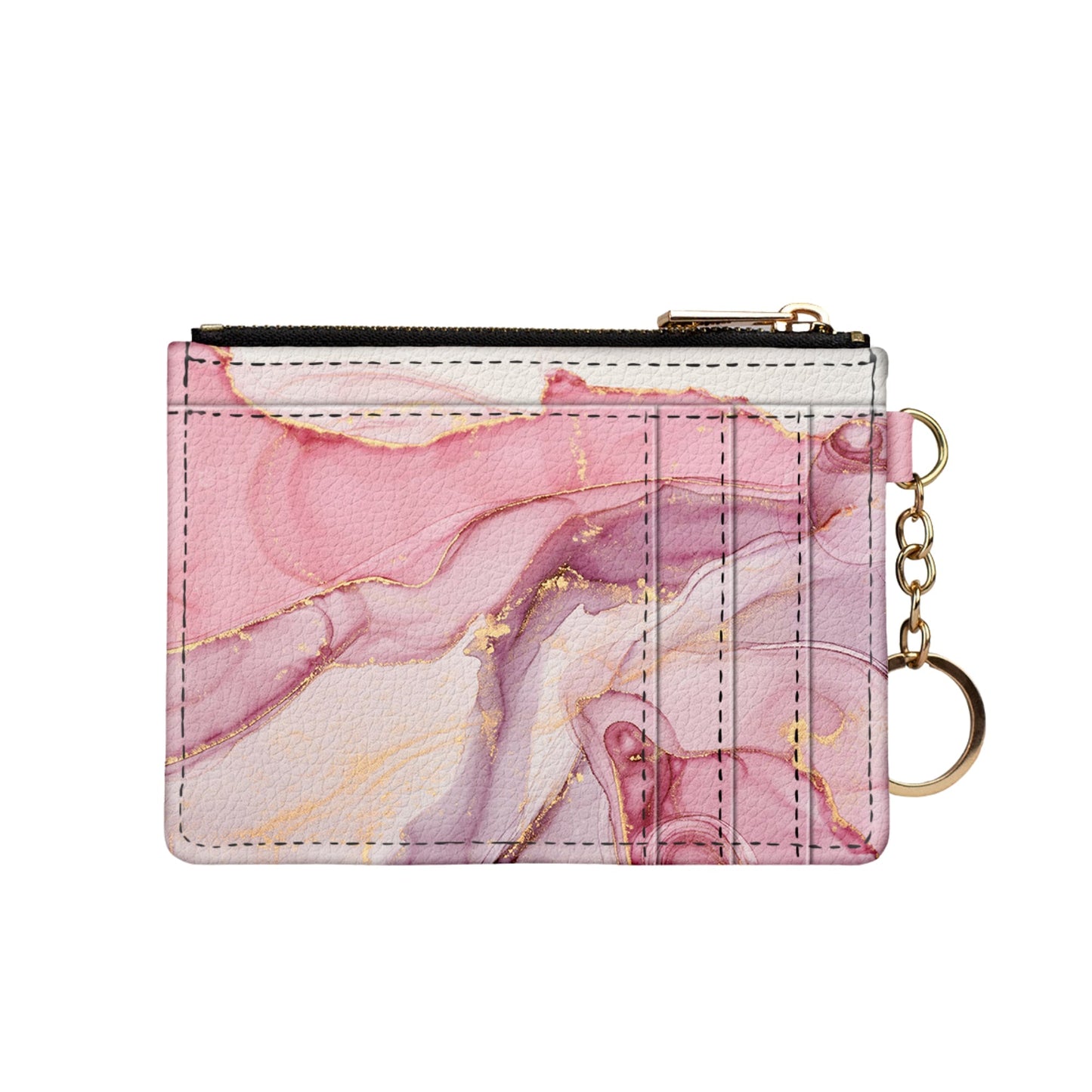 🎁 Pink Marble Keychain Wallet (100% off)