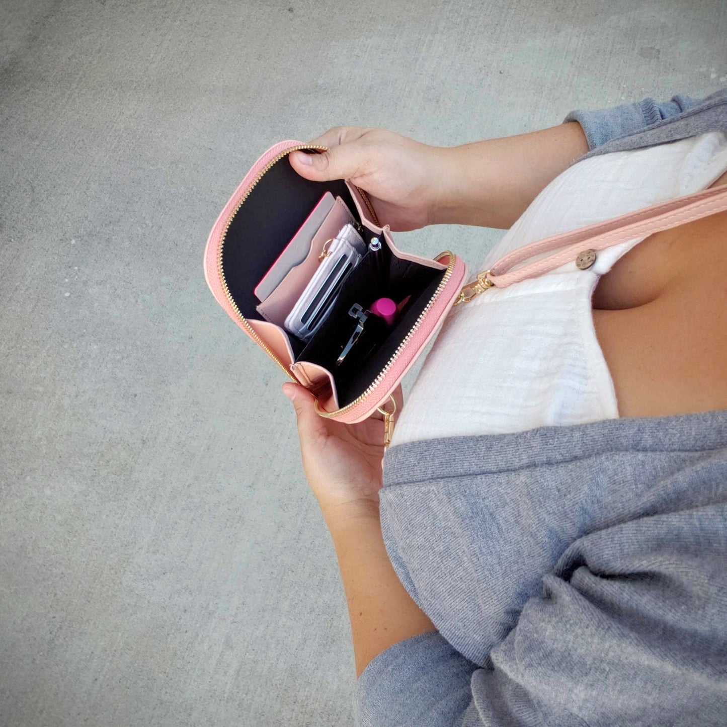 Pink Crossbody