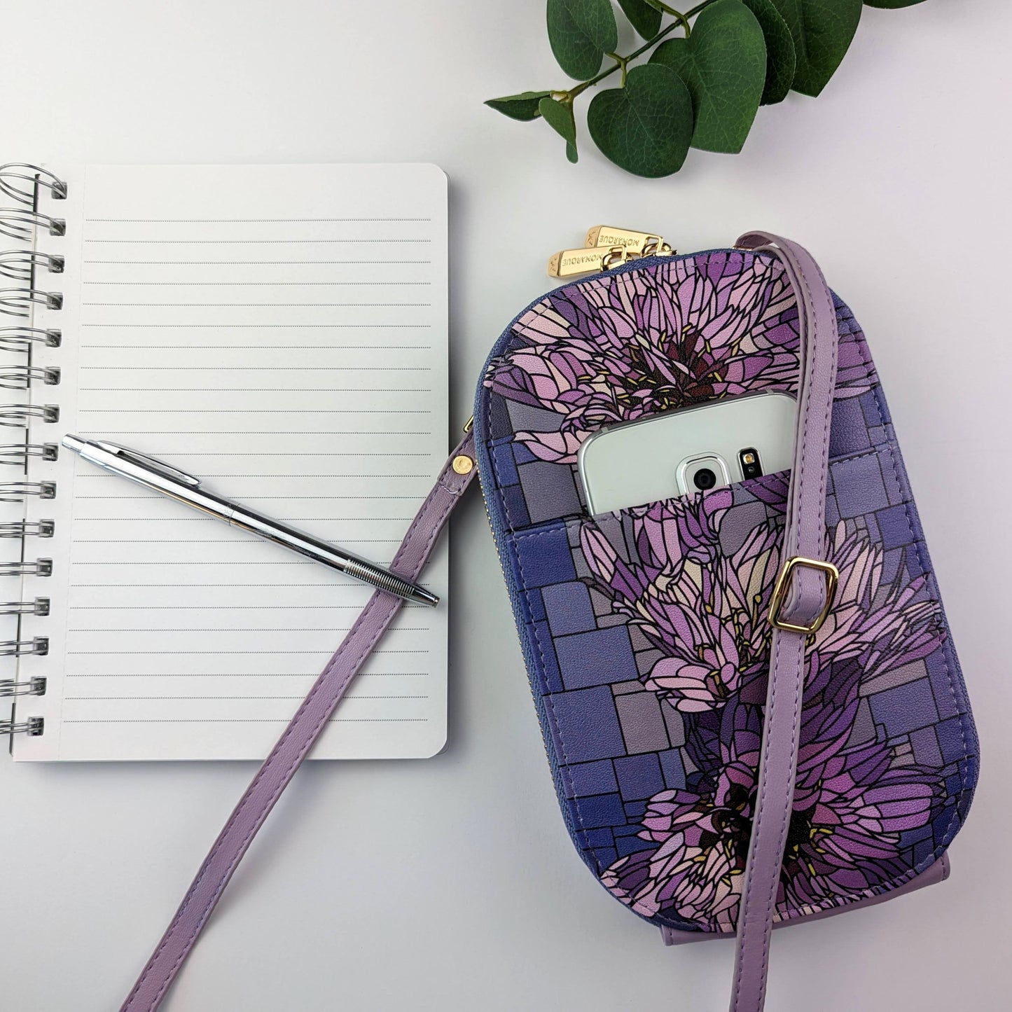 Art Glass Cupids Dart Crossbody