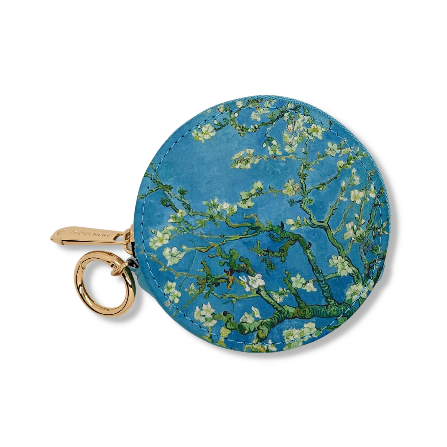 🎁 Van Gogh Almond Blossoms Round Zipper Case (100% off)