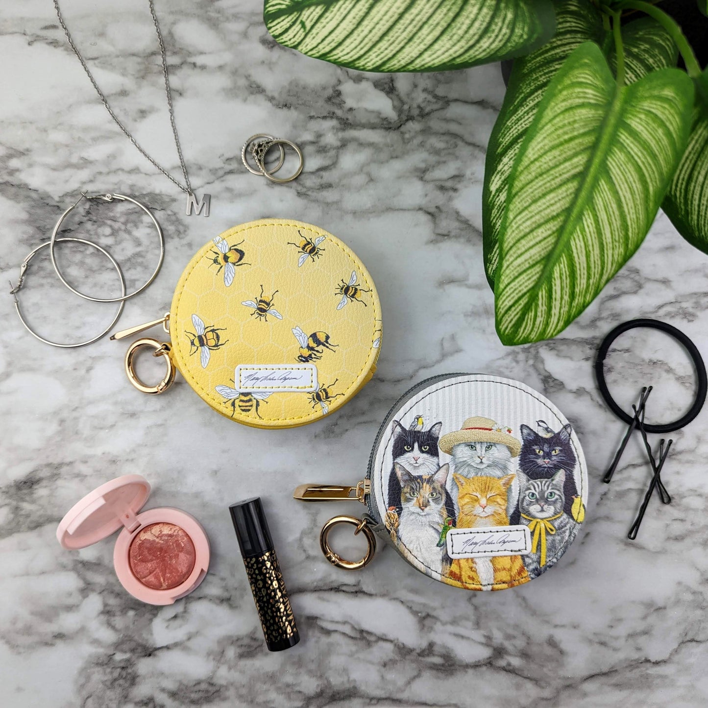 Mary Lake Thompson Bees Round Zipper Case