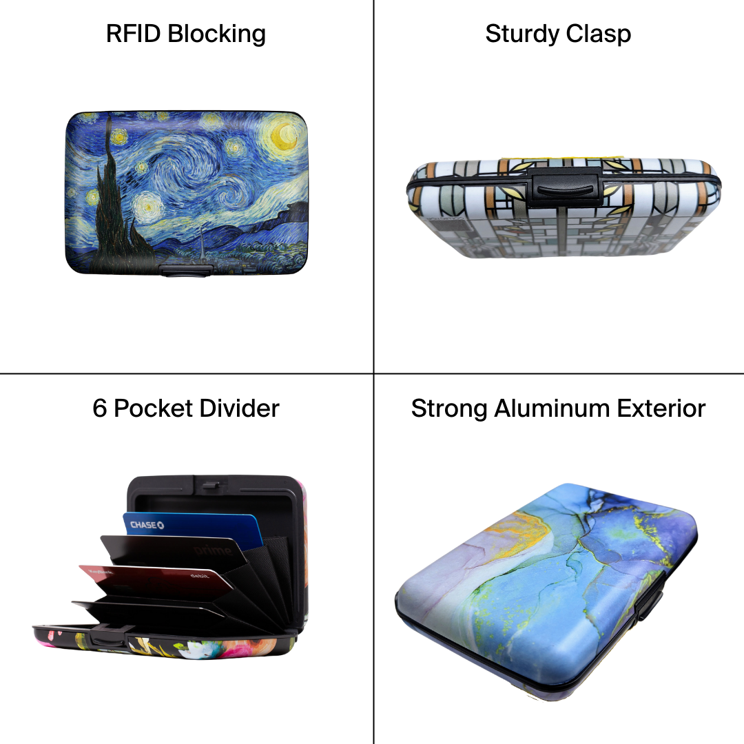 Hummingbird Purple Armored Wallet
