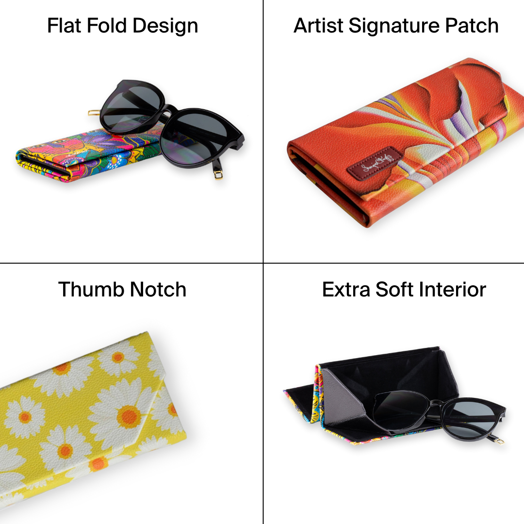 Blue Marble Eye/Sunglass Case