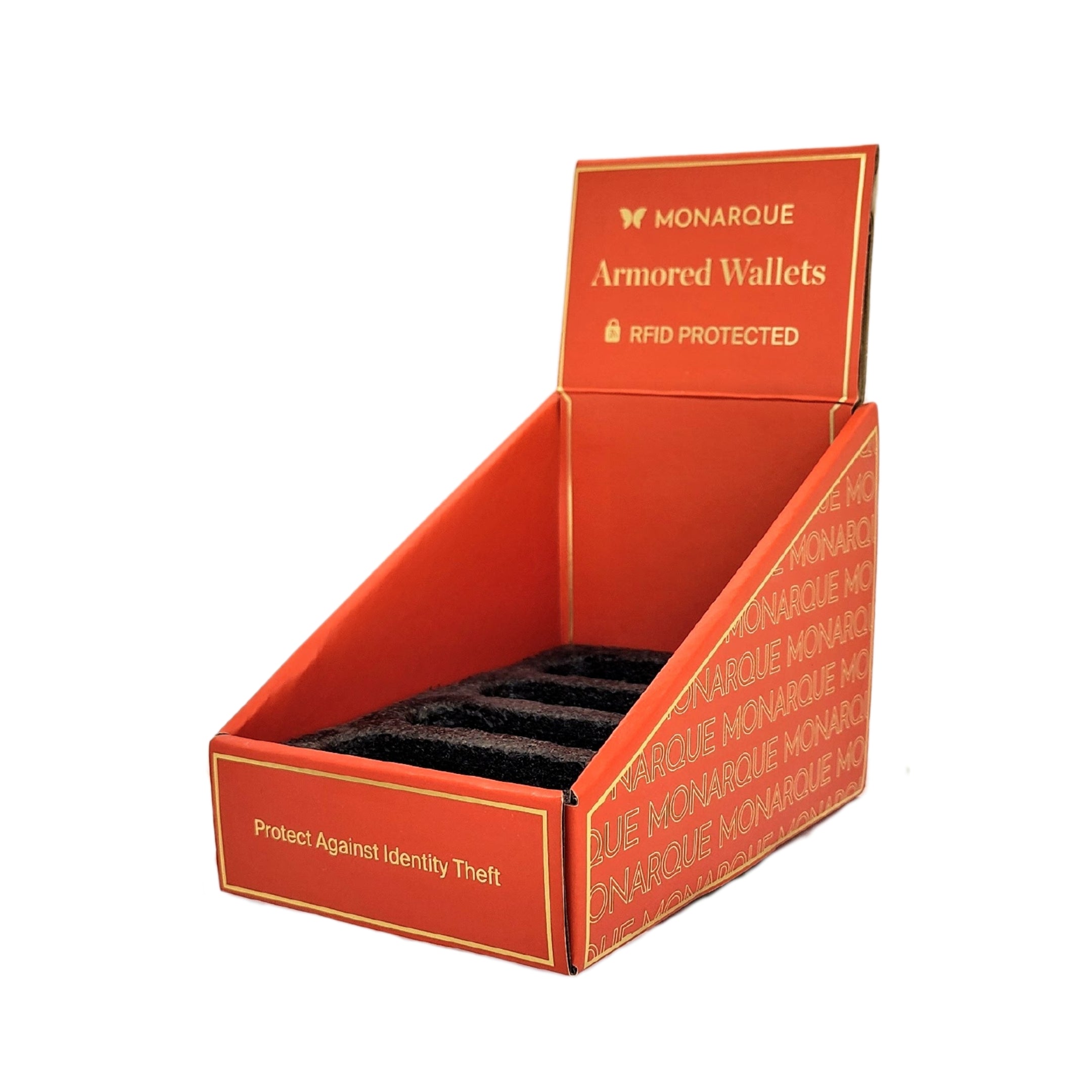 Display Case for Armored Wallets – Monarque by Fig Design Group