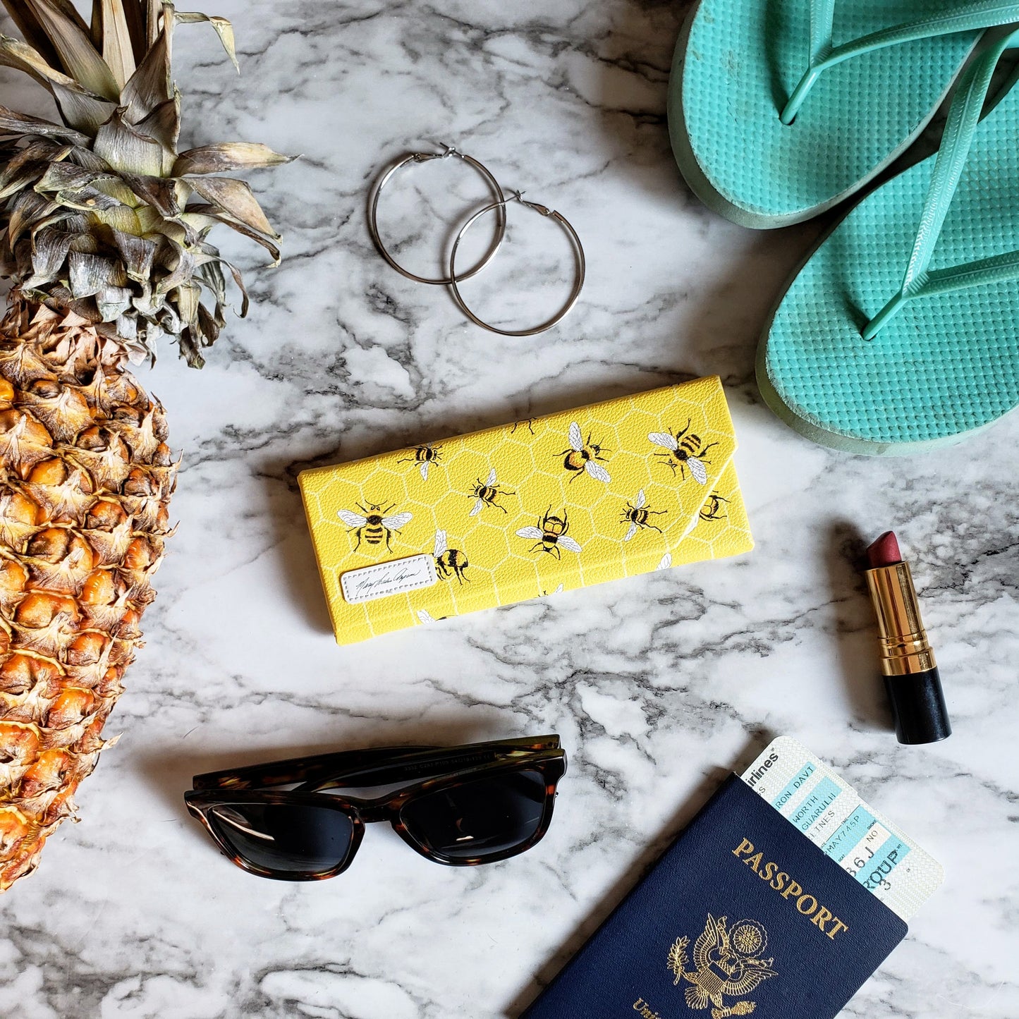 Mary Lake Thompson Bees Eye/Sunglass Case
