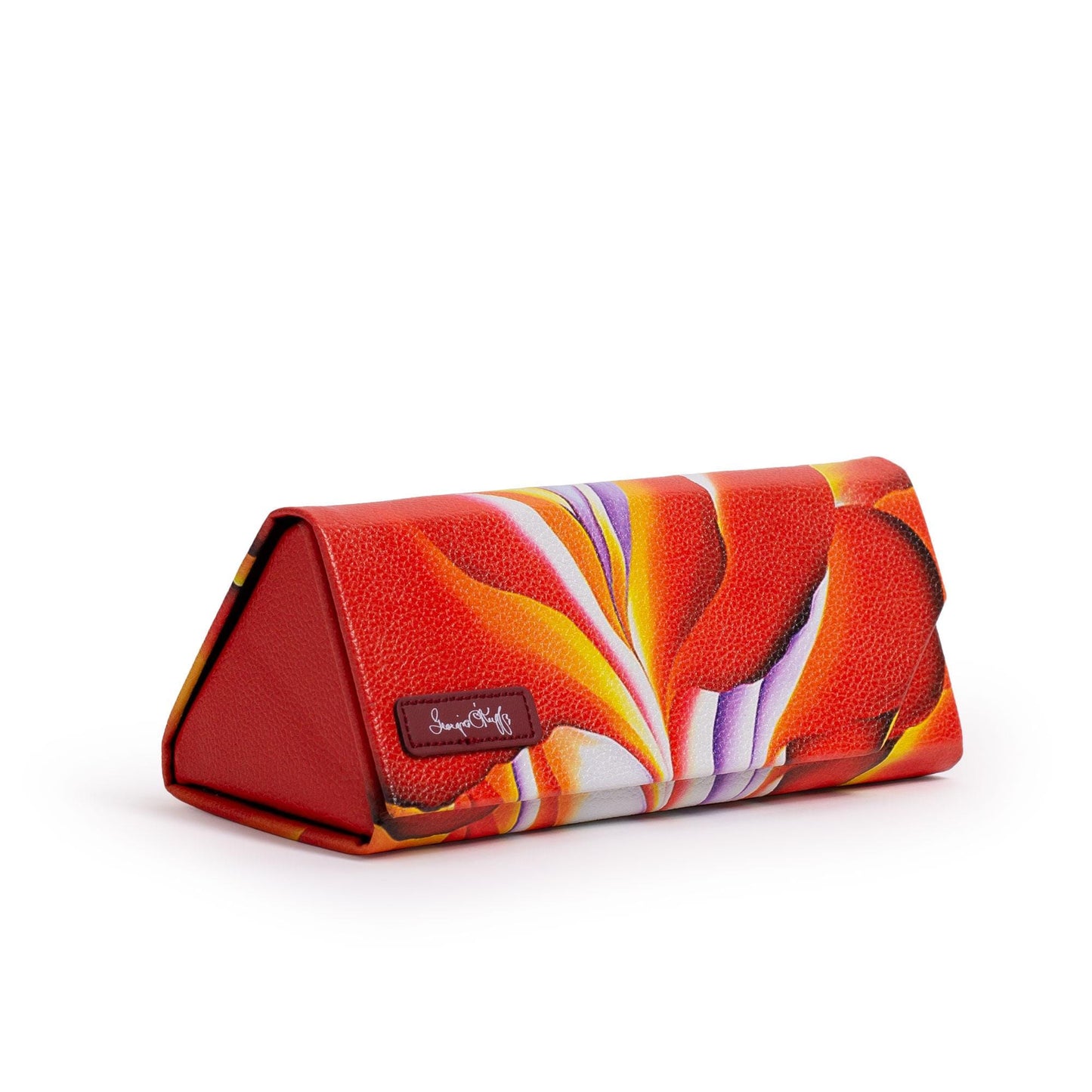 🎁 Georgia O'Keeffe Red Canna Eye/Sunglass Case (100% off)