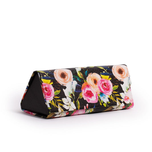 🎁 Floral On Black Eye/Sunglass Case (100% off)