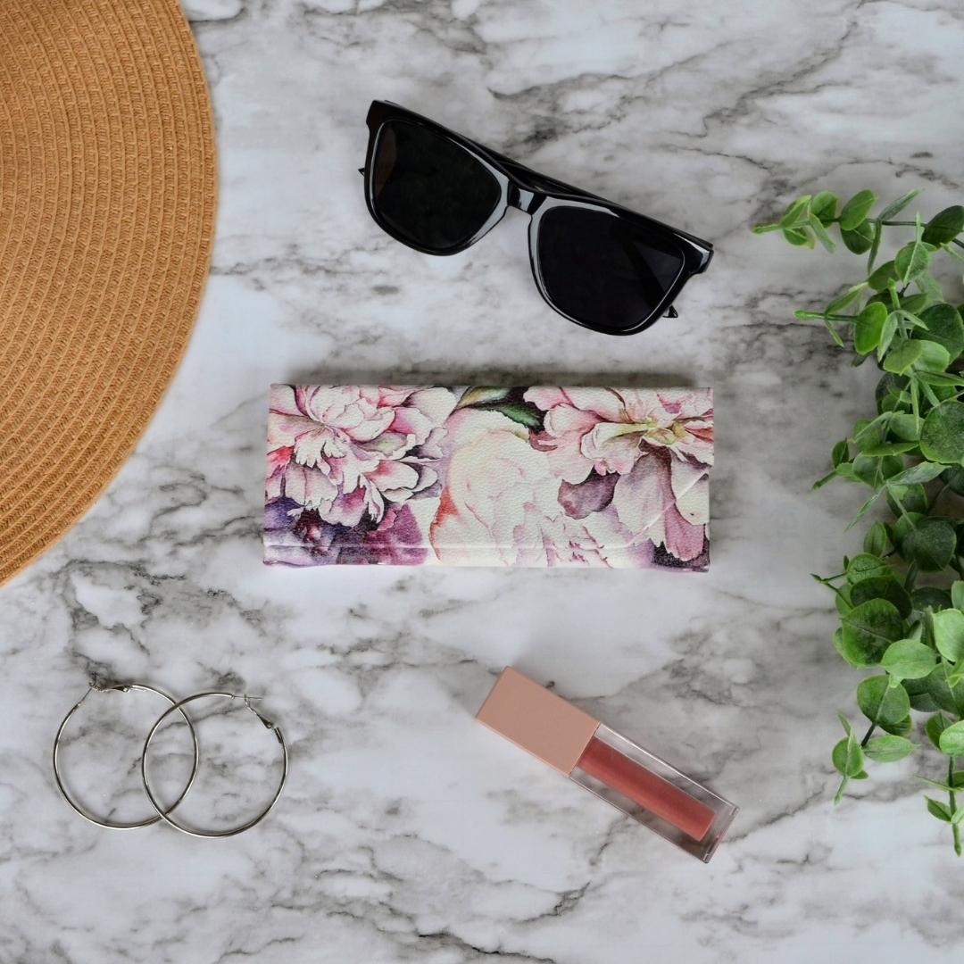 Peonies Eye/Sunglass Case