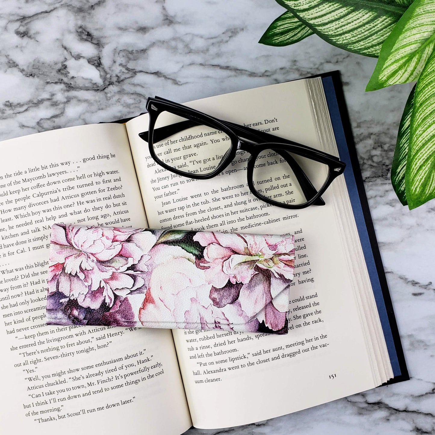 Peonies Eye/Sunglass Case