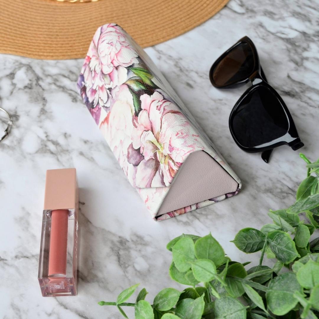 Peonies Eye/Sunglass Case