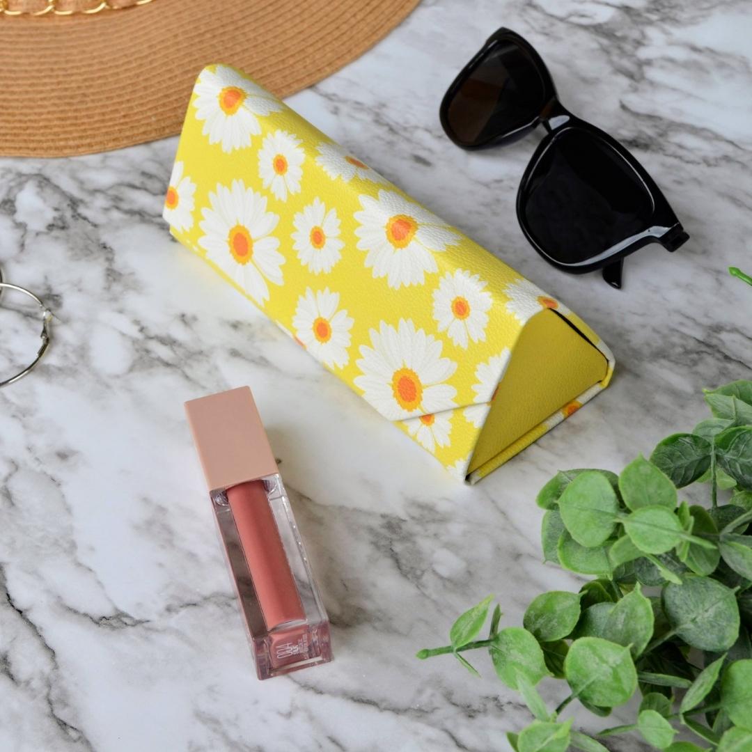 Yellow Daisies Eye/Sunglass Case