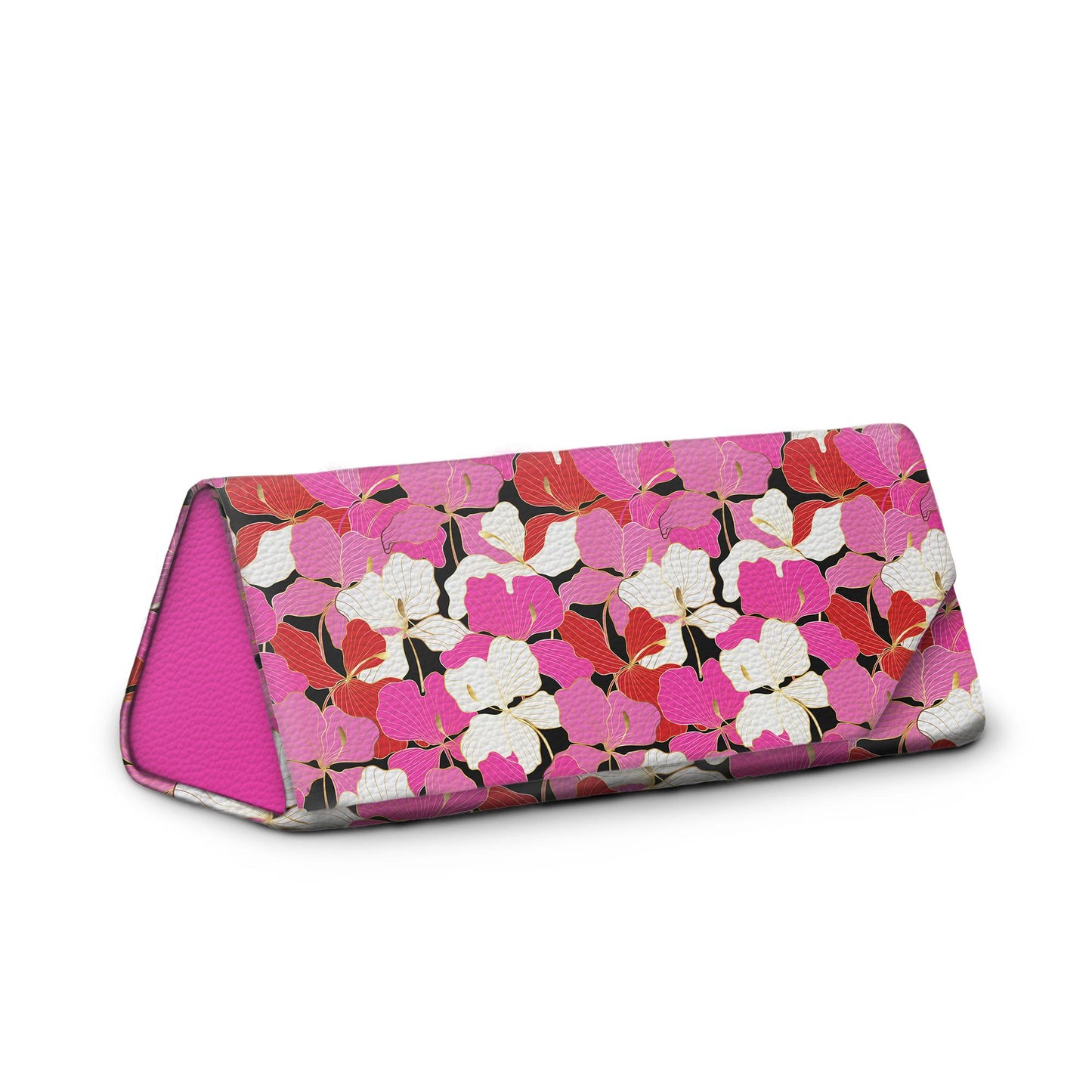 🎁 Enameled Orchids Eyeglass Case (100% off)
