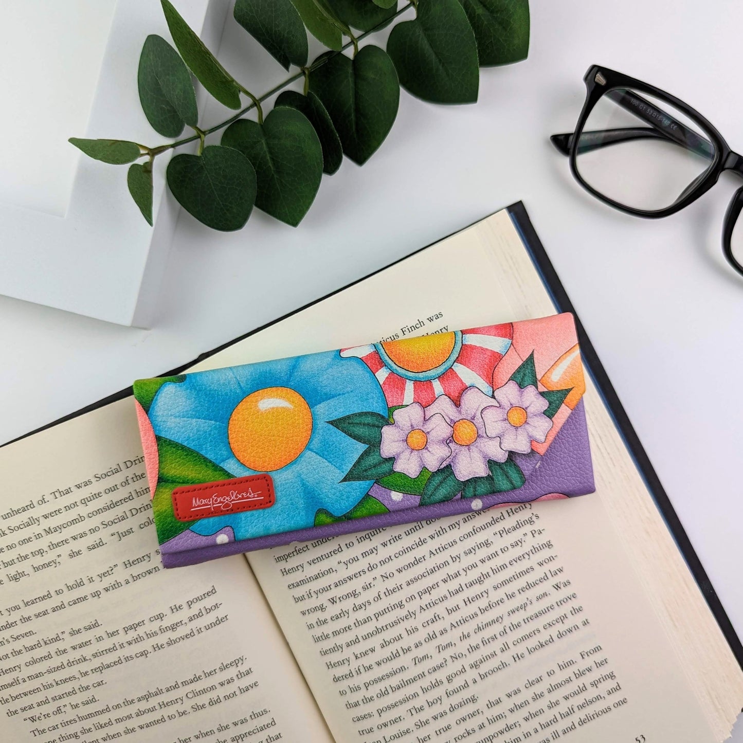 Mary Engelbreit Floral Garden Eye/Sunglass Case