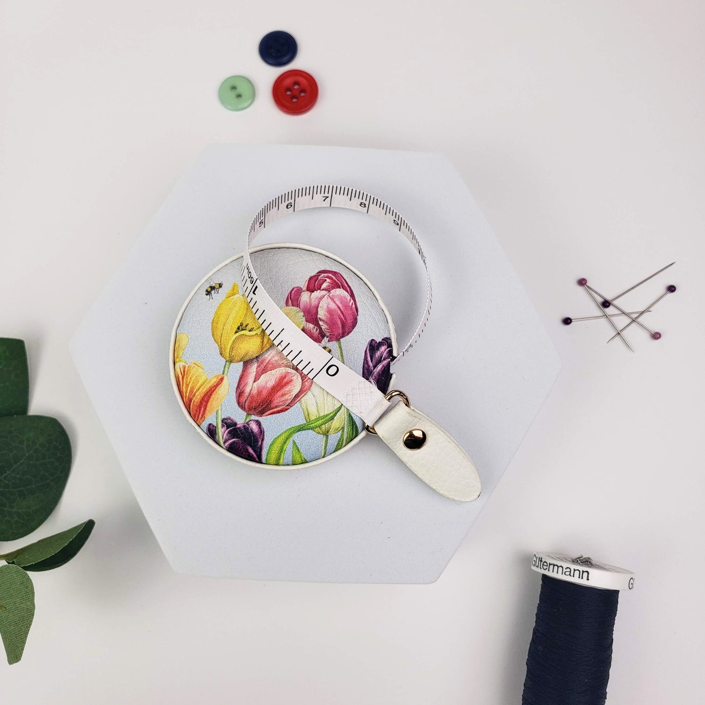 Mary Lake Thompson Tulips Tape Measure