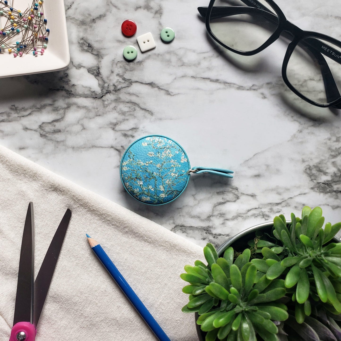 Van Gogh Almond Blossoms Tape Measure