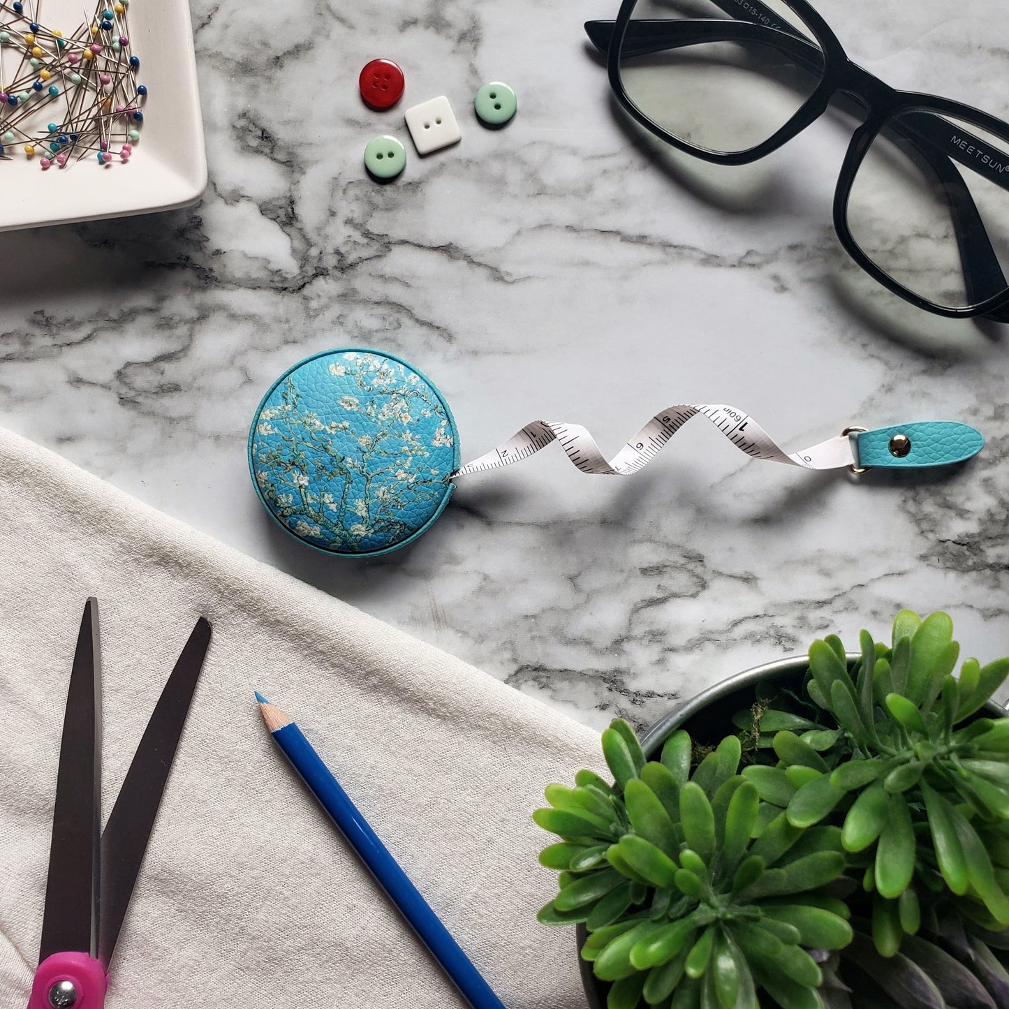 Van Gogh Almond Blossoms Tape Measure
