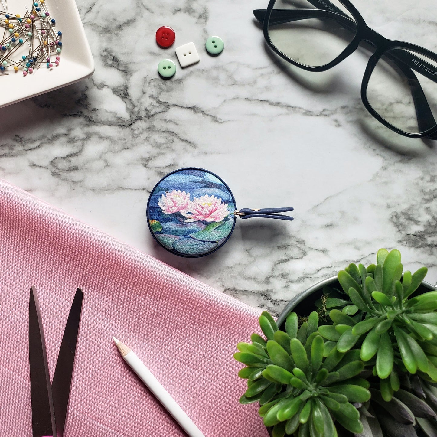 Water Lily Tape Measure