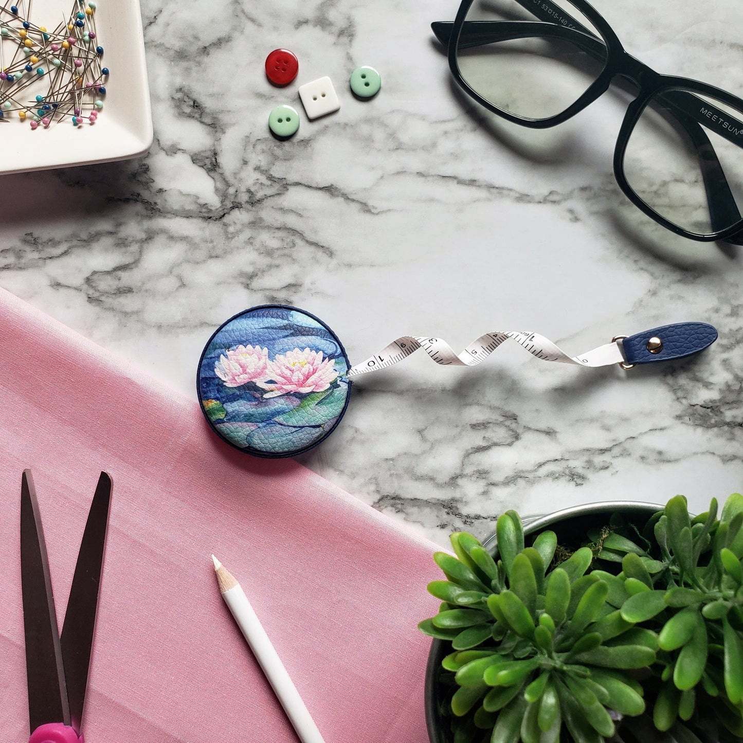 Water Lily Tape Measure