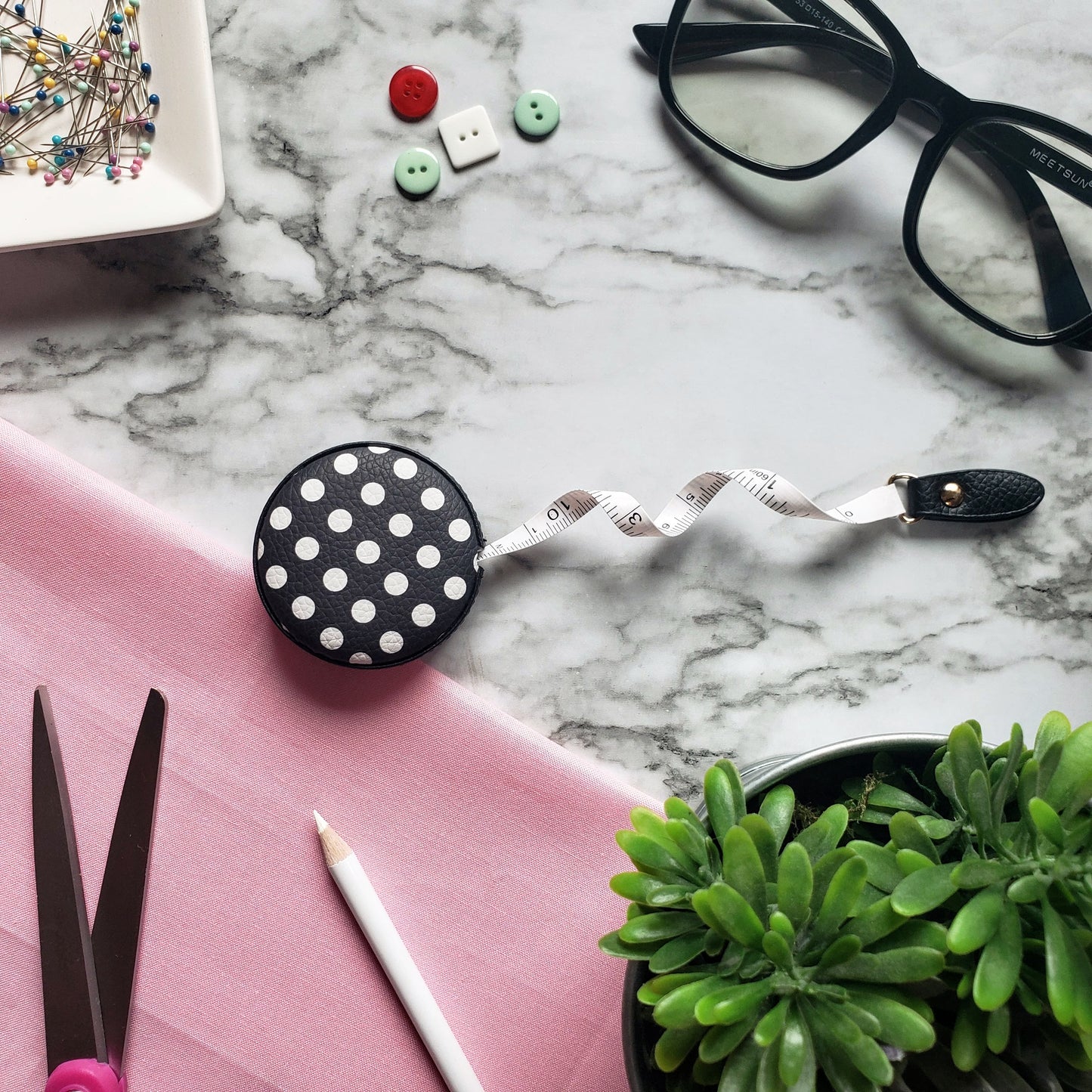 Polka Dot Tape Measure