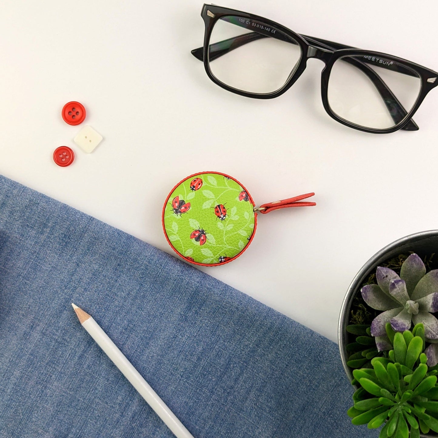 Mary Lake Thompson Ladybug Tape Measure