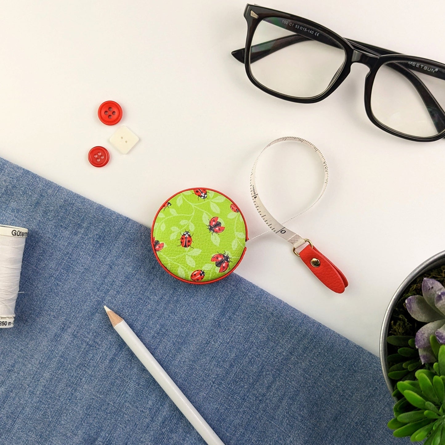 Mary Lake Thompson Ladybug Tape Measure