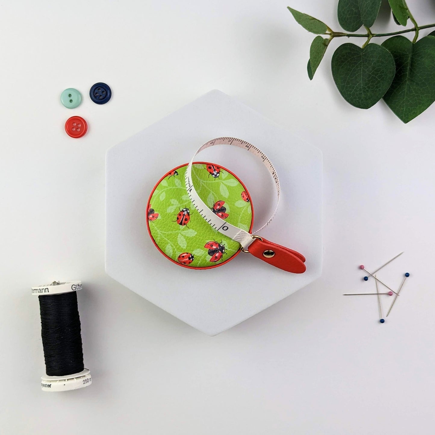Mary Lake Thompson Ladybug Tape Measure