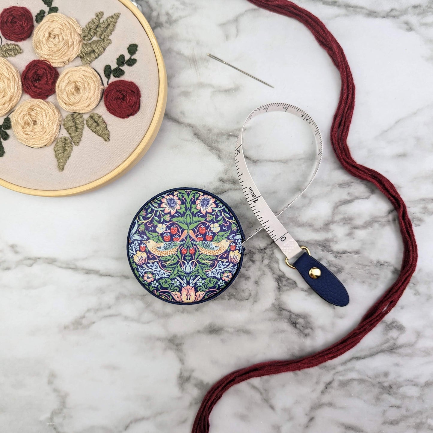 William Morris Strawberry Thief Tape Measure