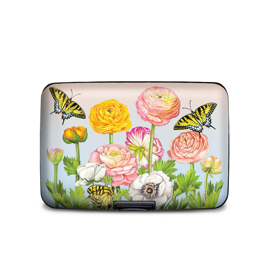 Mary Lake  Ranunculus Armored Wallet