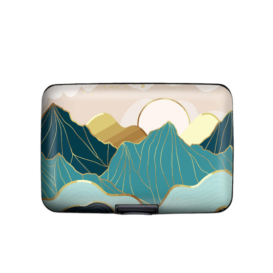 Enameled Mountain Armored Wallet