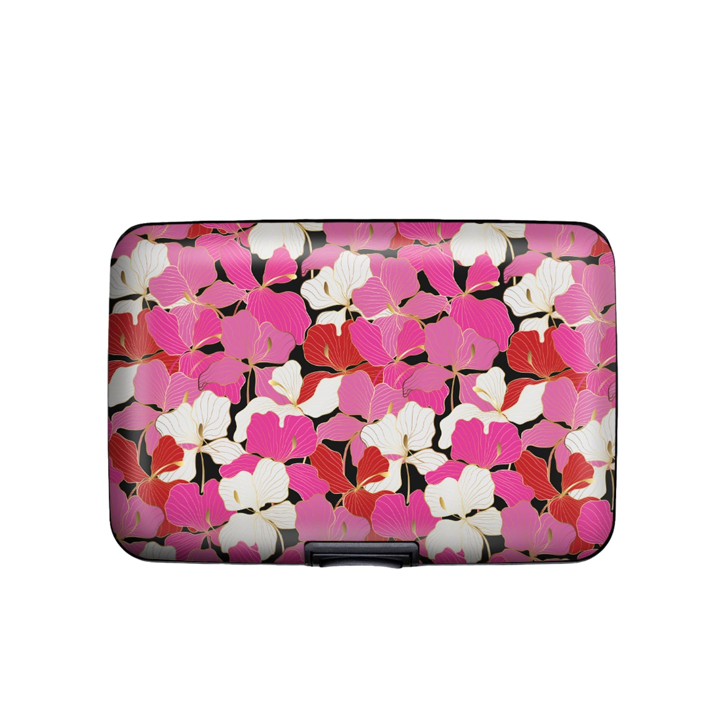 Enameled Orchids Armored Wallet