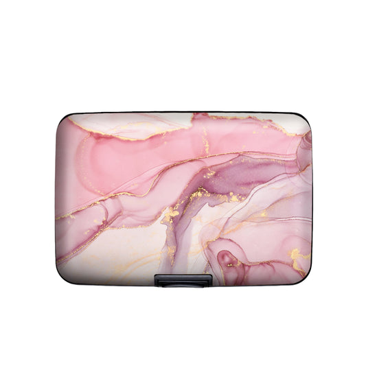 Pink Marble Armored Wallet