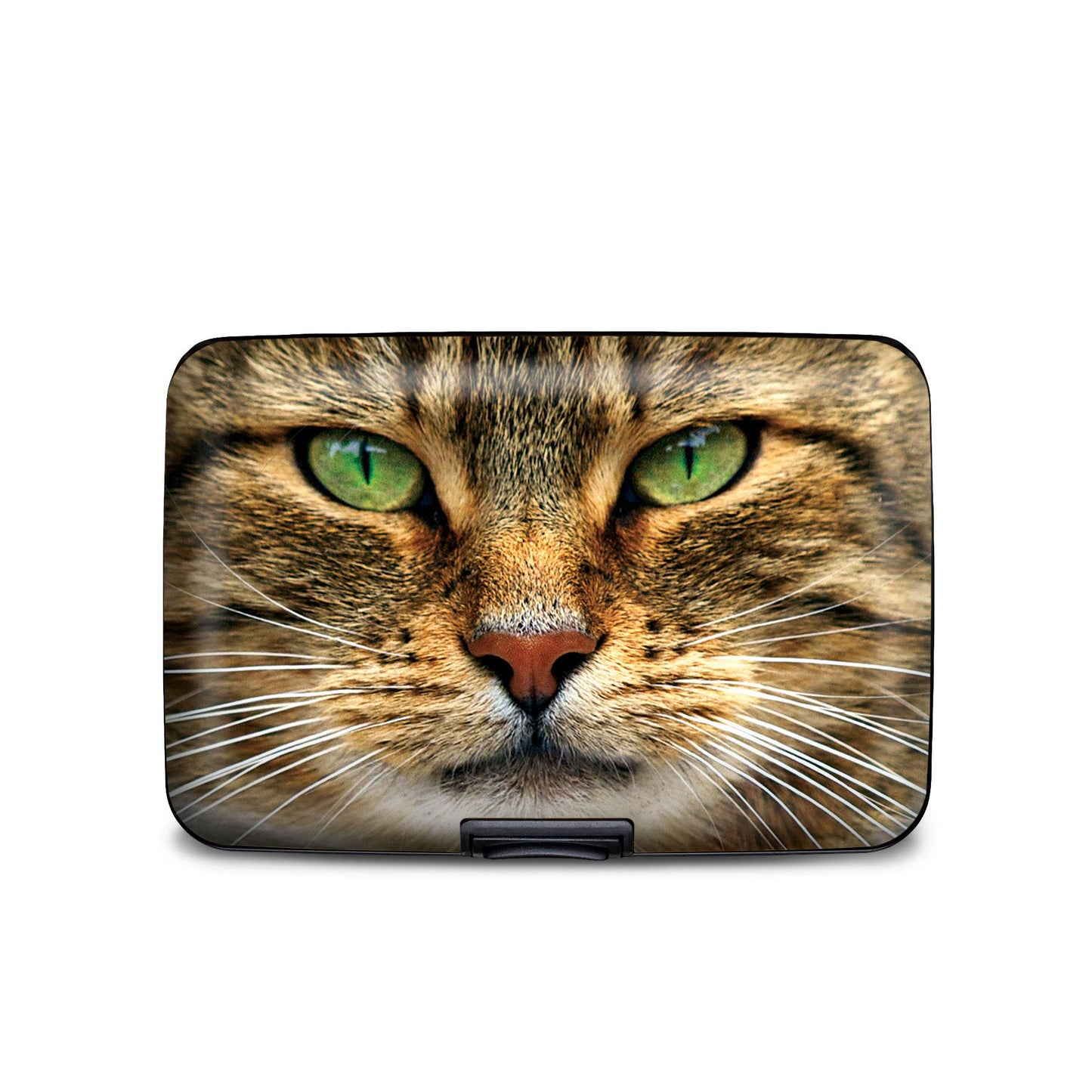 Cat Green Eyed Armored Wallet