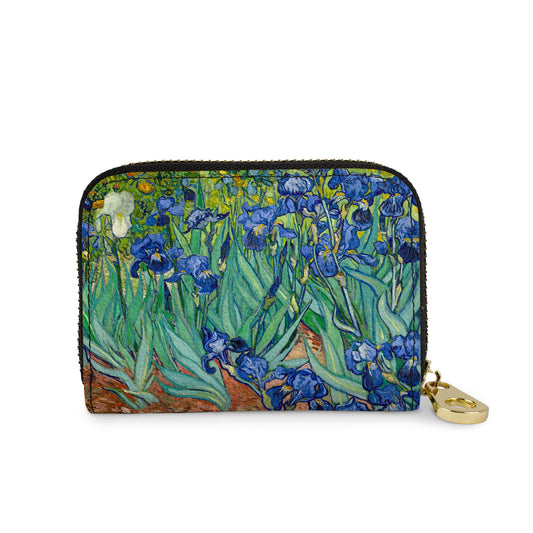🎁 Van Gogh Irises Zipper Wallet (100% off)