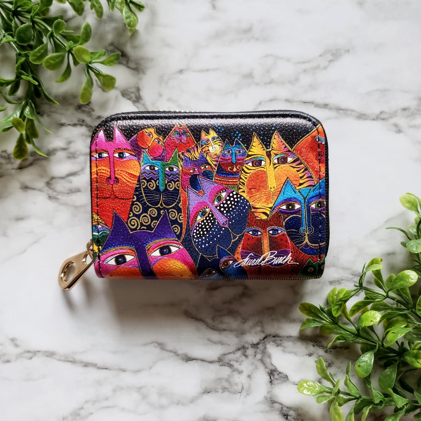 Laurel Burch Fantasticats Zipper Wallet