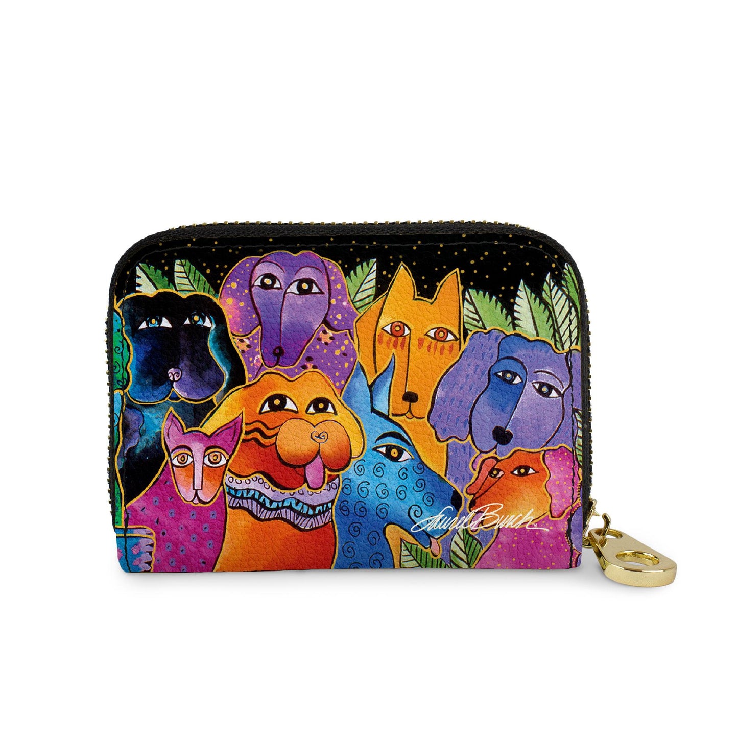 🎁 Laurel Burch Dogs & Doggies Zipper Wallet (100% off)