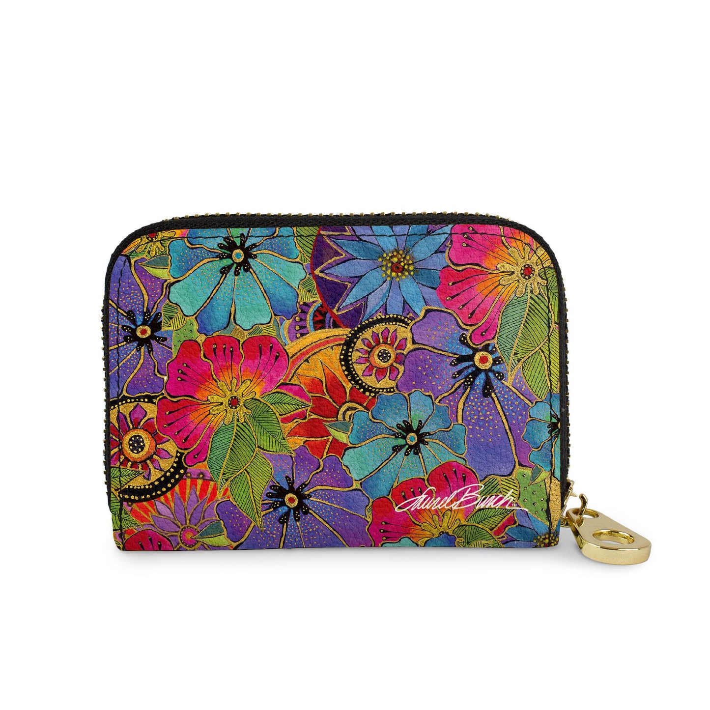 🎁 Laurel Burch Blossoming Florals Zipper Wallet (100% off)