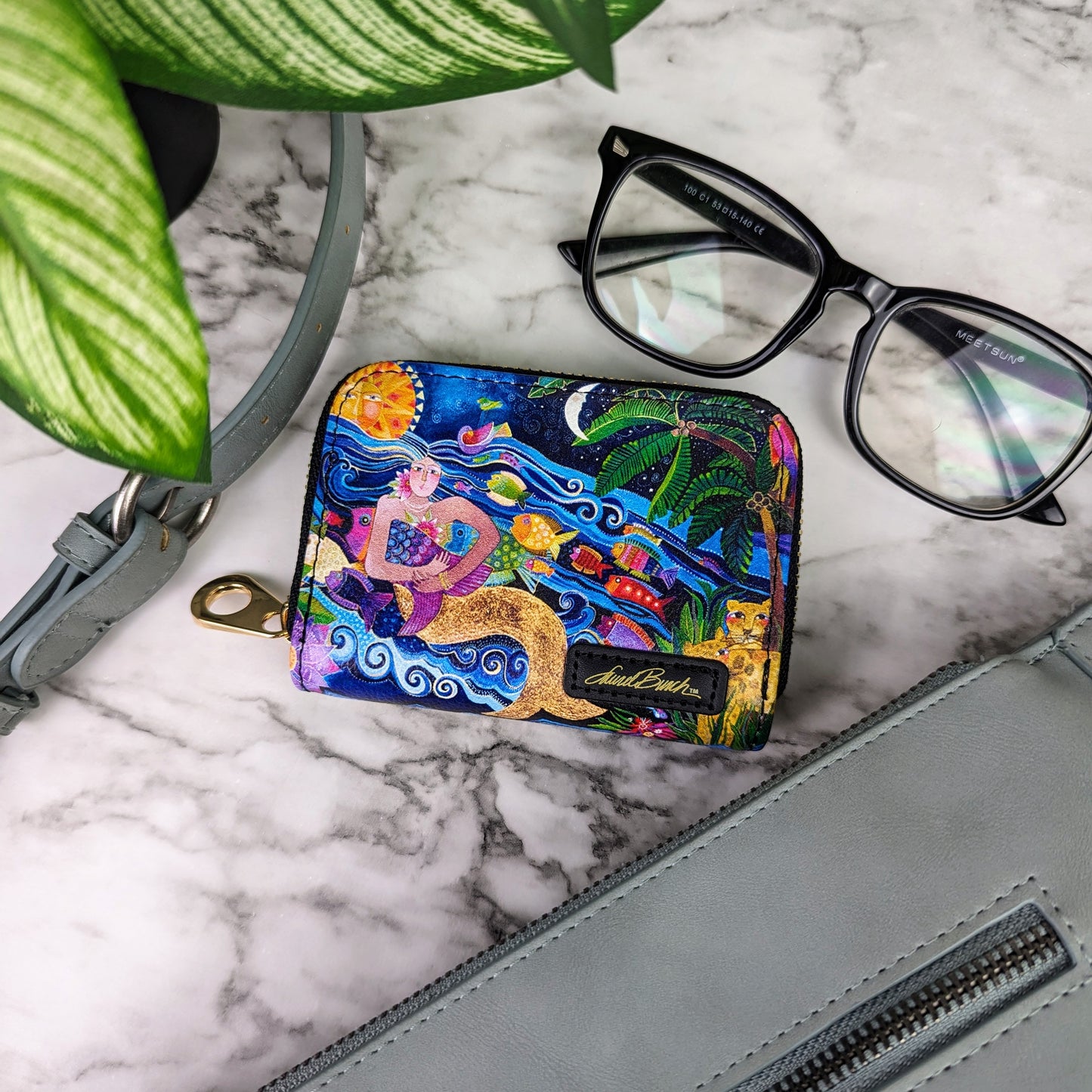 Laurel Burch Sea Goddess Zipper Wallet