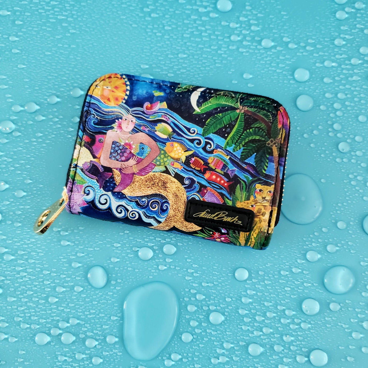 Laurel Burch Sea Goddess Zipper Wallet