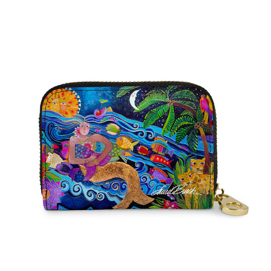 🎁 Laurel Burch Sea Goddess Zipper Wallet (100% off)