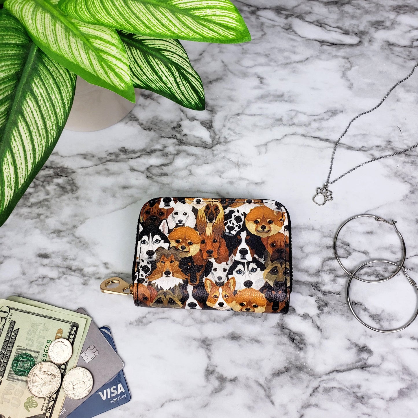 Canine Cousins Zipper Wallet